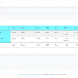 List of Purchase Return
