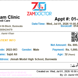 Print Appt. ZamDoctor
